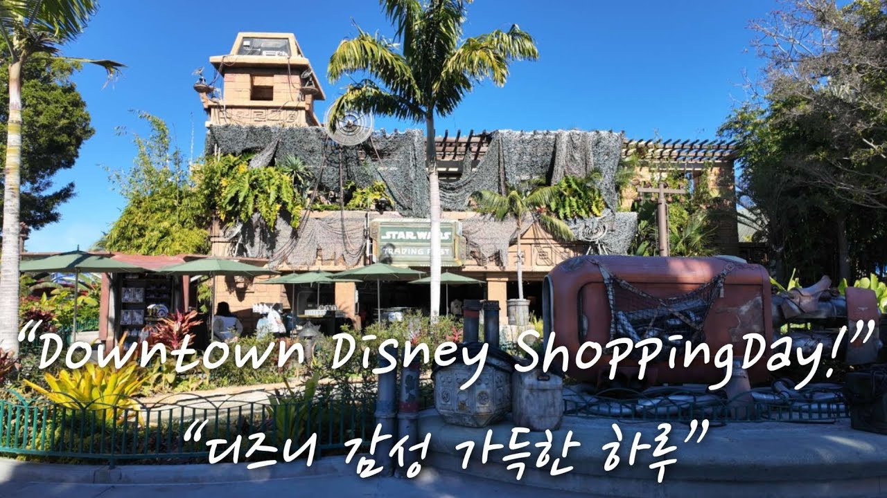   “디즈니 감성 가득한 하루”     “Downtown Disney ShoppingDay!”