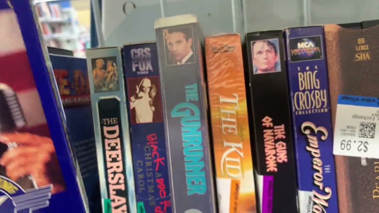 VHS Section At Value Village In Brampton