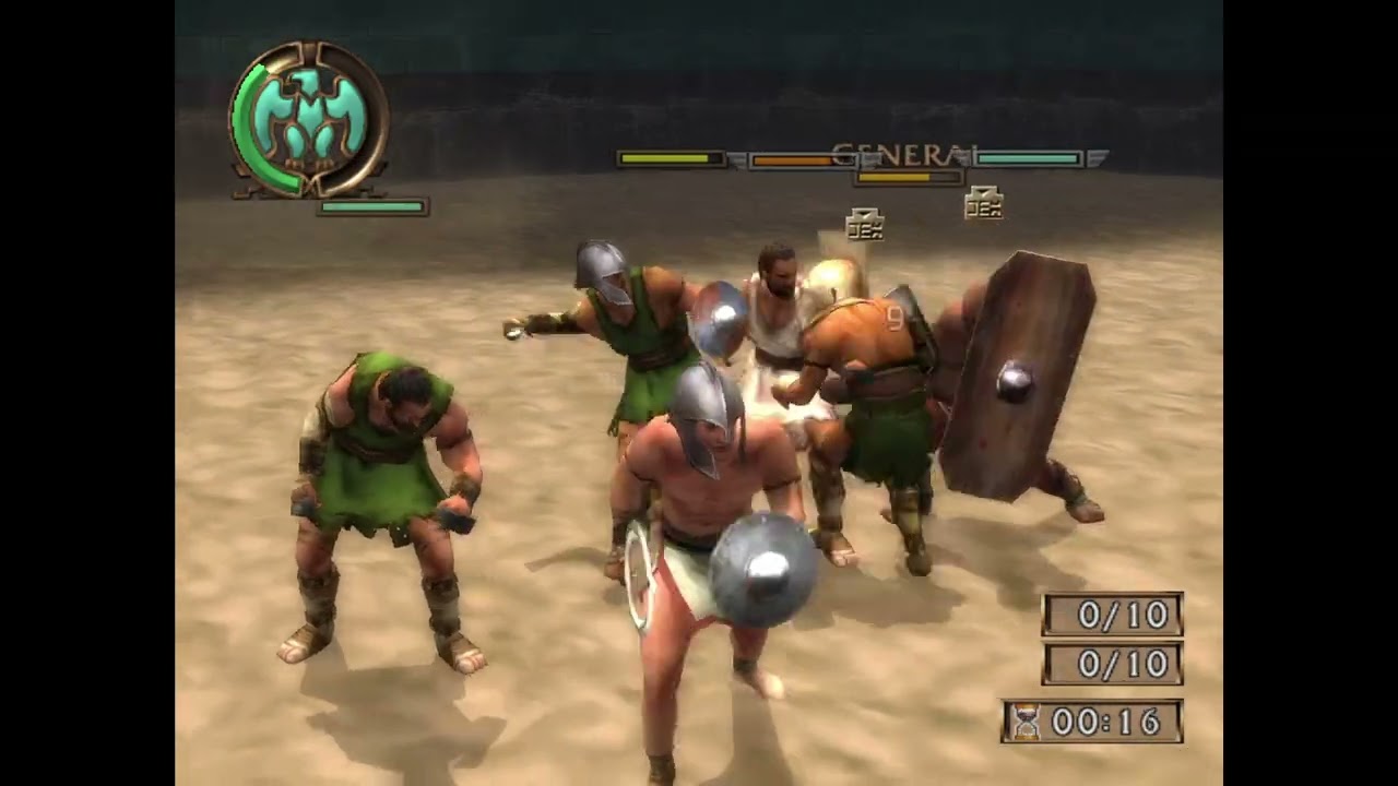 GLADIATOR: ROAD TO FREEDOM REMIX PS2 | Gameplay