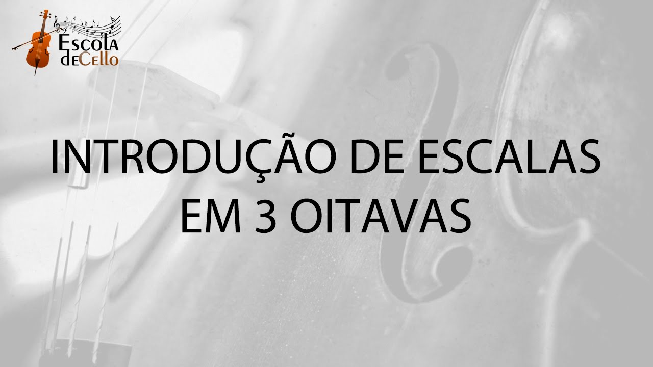 Introdução de Escalas em 3 Oitavas