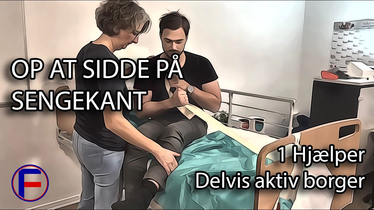Op at sidde på sengekanten - 1 Hjælper