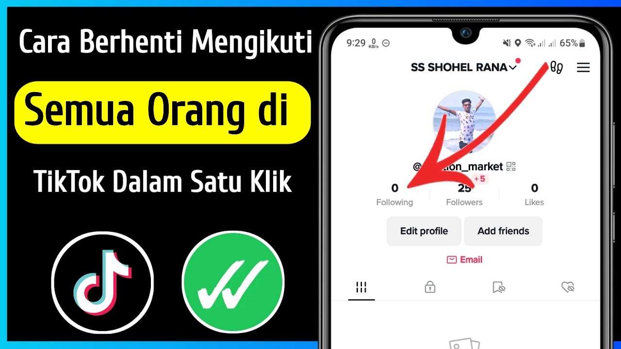 Cara Berhenti Mengikuti Semua Orang di TikTok [CARA BARU 2024]