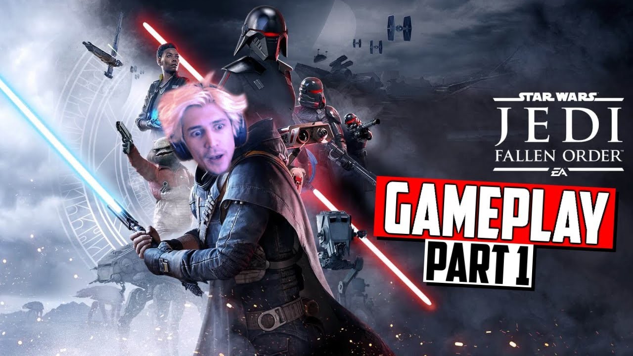 XQC PLAYS STAR WARS JEDI: FALLEN ORDER - Gameplay Part 1 (Grand Master Difficulty) | xQcOW