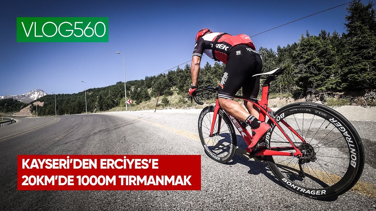 Kayseriden Erciyese, 20km de 1000m tırmanmak - Trek Checkpoint gravel bisiklet vlog