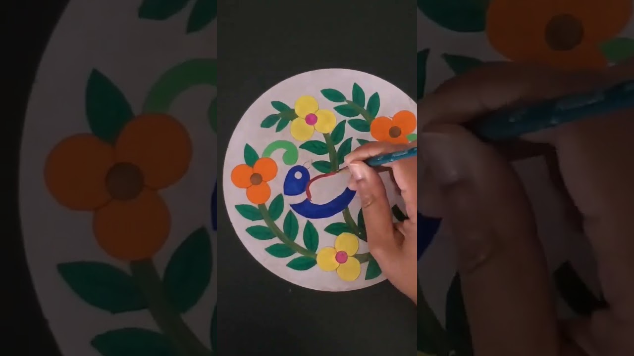 Bird Painting on Premarked MDF base | Easy and Relaxing DIY projects
