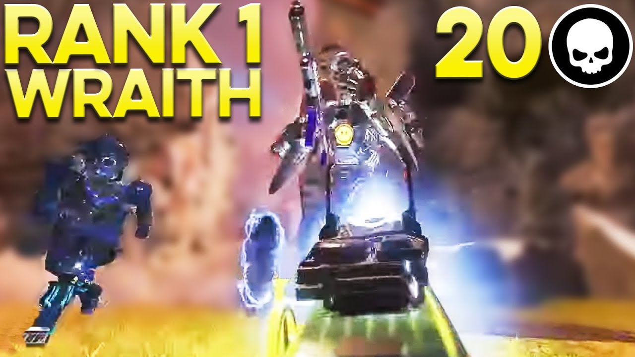 MEET THE #1 WRAITH IN THE WORLD | 104,000 KILLS 😱 | RANK 1 WRAITH DROPS 20 KILL GAME | APEX LEGENDS