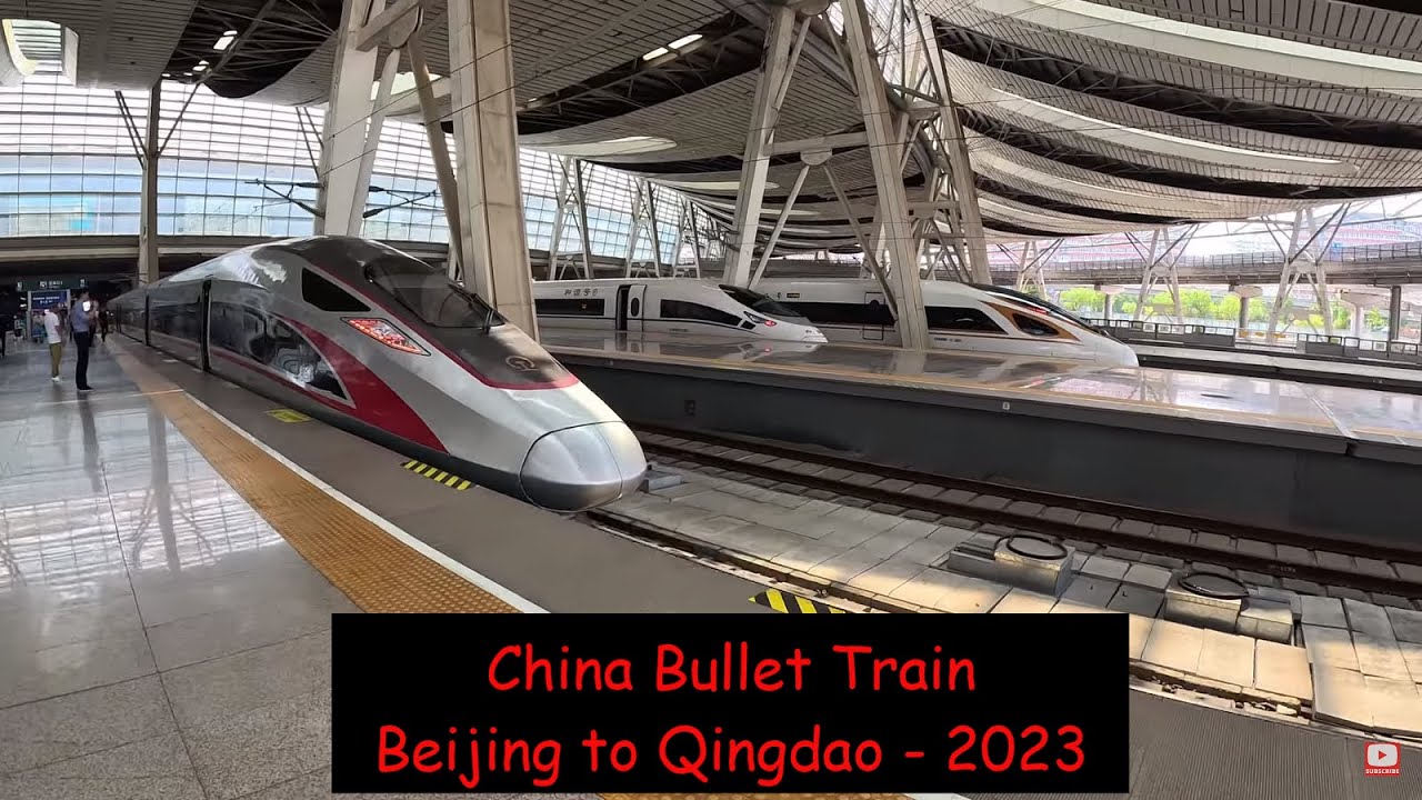 China Bullet Train - Beijing to Qingdao  2023