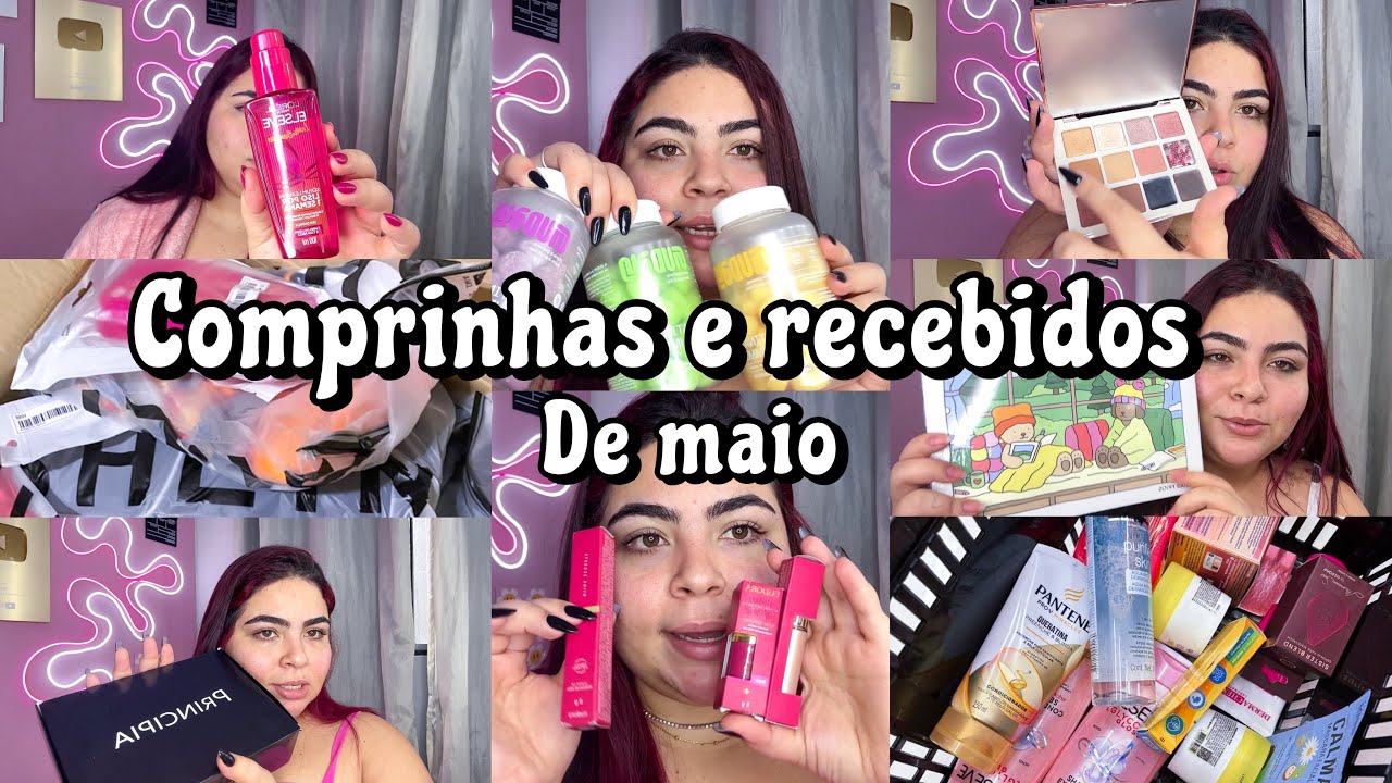 COMPRINHAS E RECEBIDOS DE MAIO 💖🛍️