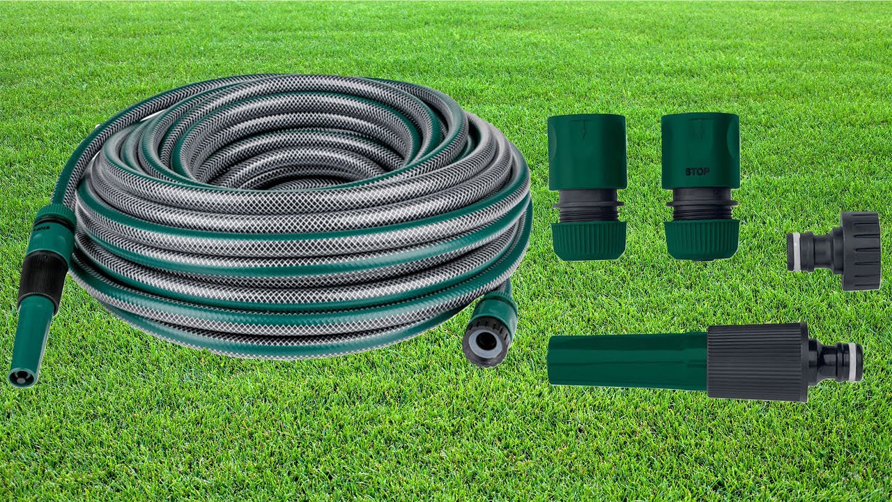 Parkside Garden Hose Set 30m Unboxing Testing