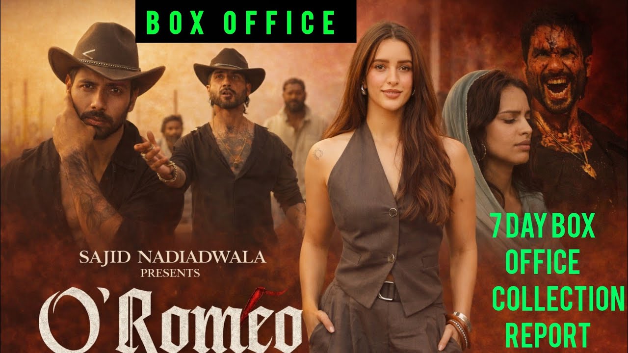 O Romeo Box Office Collection today |O Romeo Worldwide Box Office Report, Shahid Kapoor Nana Patekar