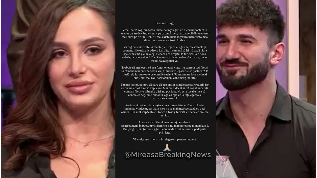 ❌️😱Maria mesaj către fanii mireasa, &icirc;l vizează pe Antonio - trecutul este &icirc;ncheiat ,vindecat ❌️😱