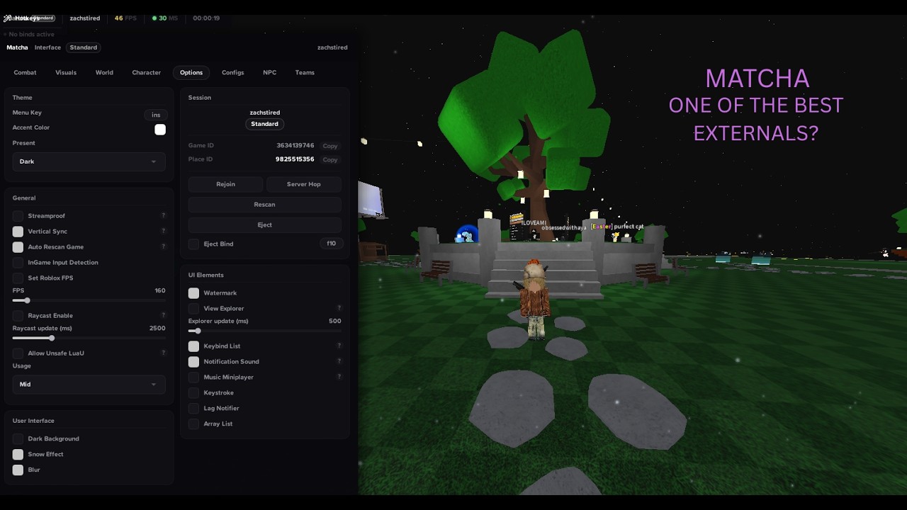 Matcha Roblox External Cheat