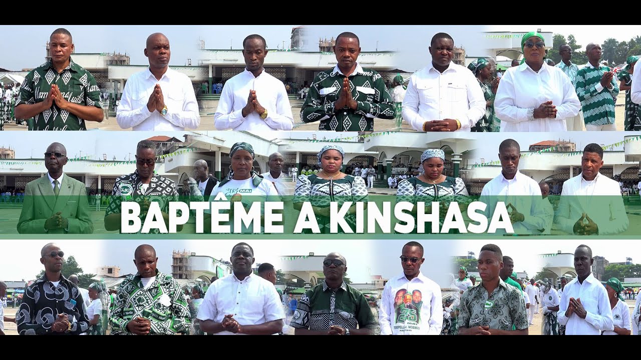 CEREMONIE DE BAPTEME A KINSHASA DIMANCHE ,02 JUIN 2024
