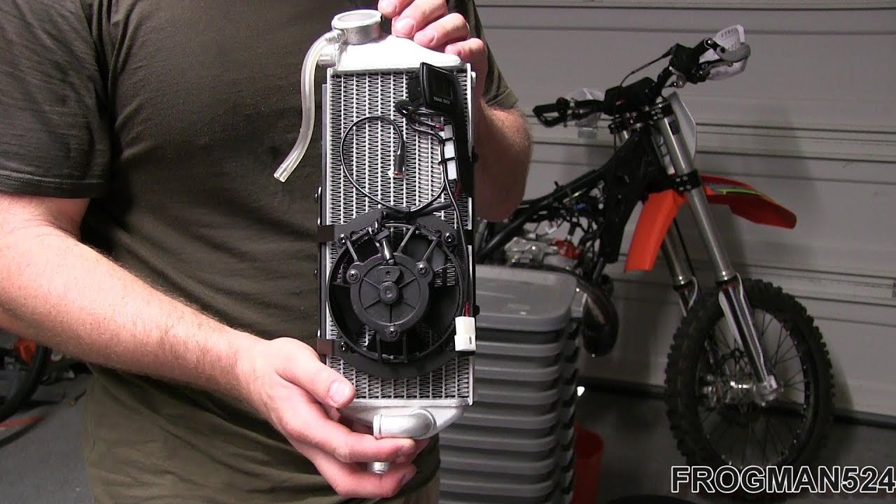 Установка вентилятора KTM Trail Tech на мой 300 XC