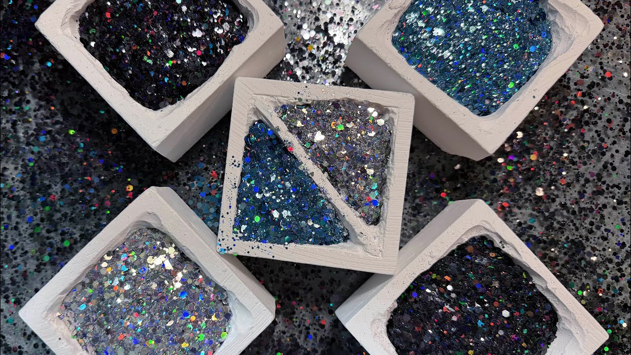 Sparkly Glitter Bombs 💣 c/w @Expensivechalkasmr 