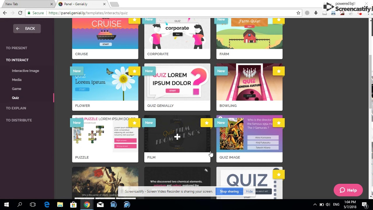 Genial.ly  شرح مختصر لموقع