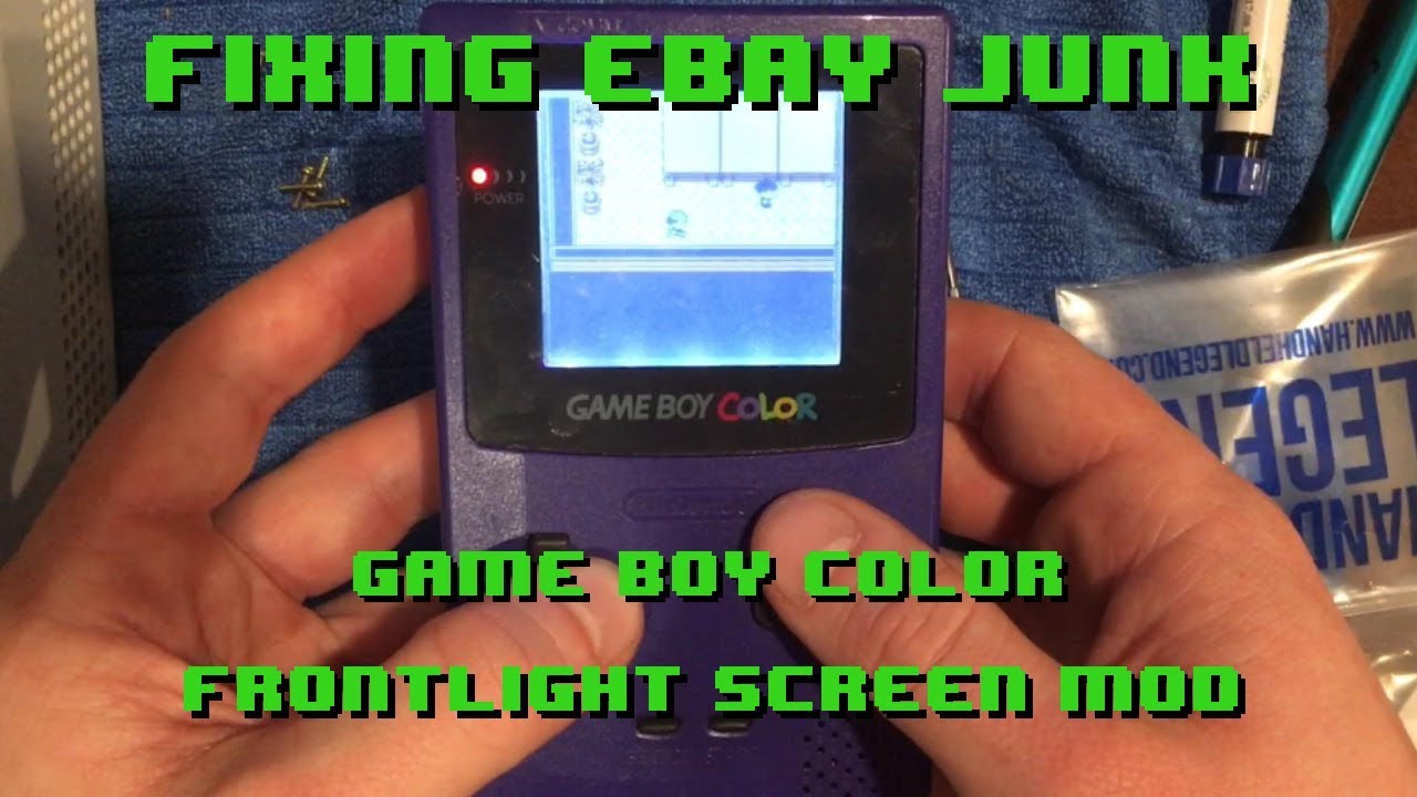 Fixing eBay Junk - Game Boy Color Frontlight Mod