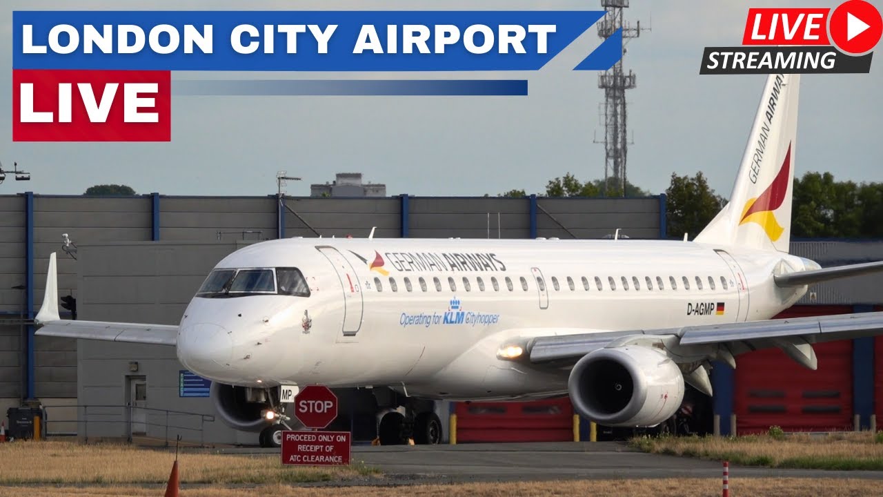 🔴London City Airport | Steep Approach & Climbs | LCY Plane Spotting 28/11/25