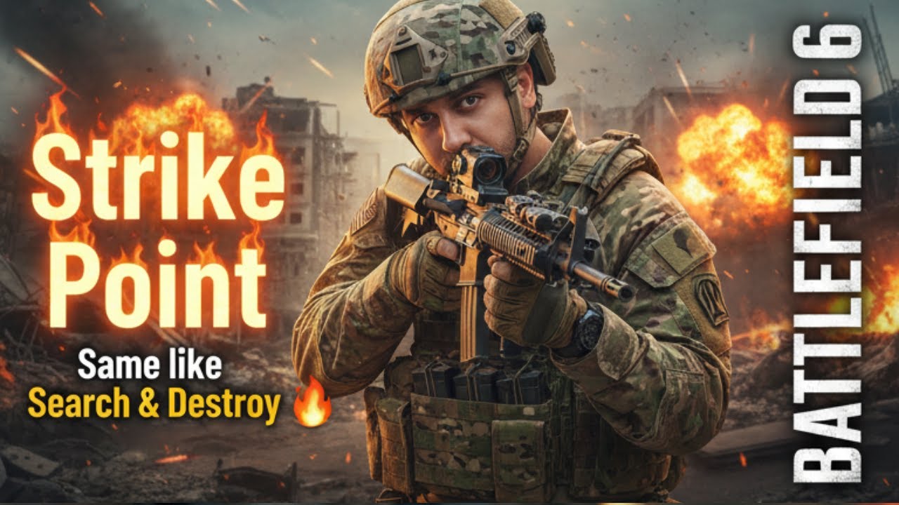 طور Strike Point في Battlefield 6 🔥 يشبه Search and Destroy في كود؟!