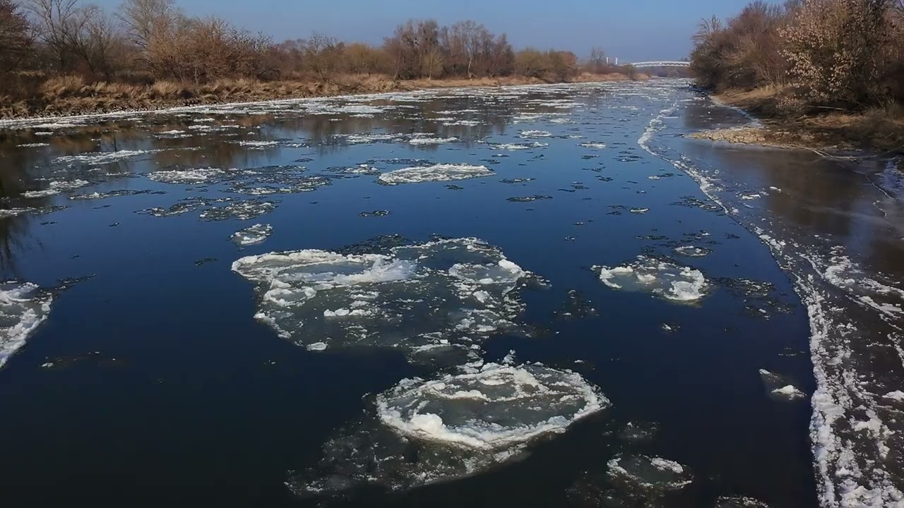 Rieka Morava a plávajúce kryhy  2026