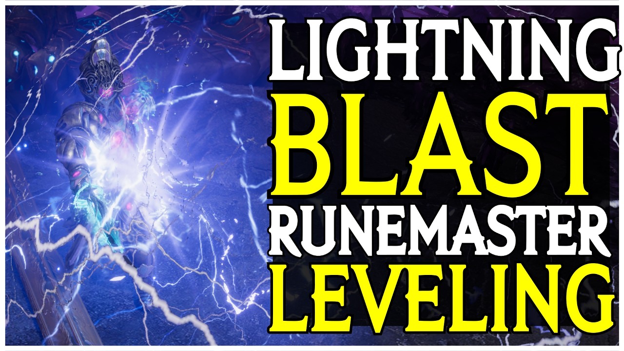 Last Epoch Lightning Blast Runemaster Zero To Hero Build Level 1 To Empowered Monos Leveling