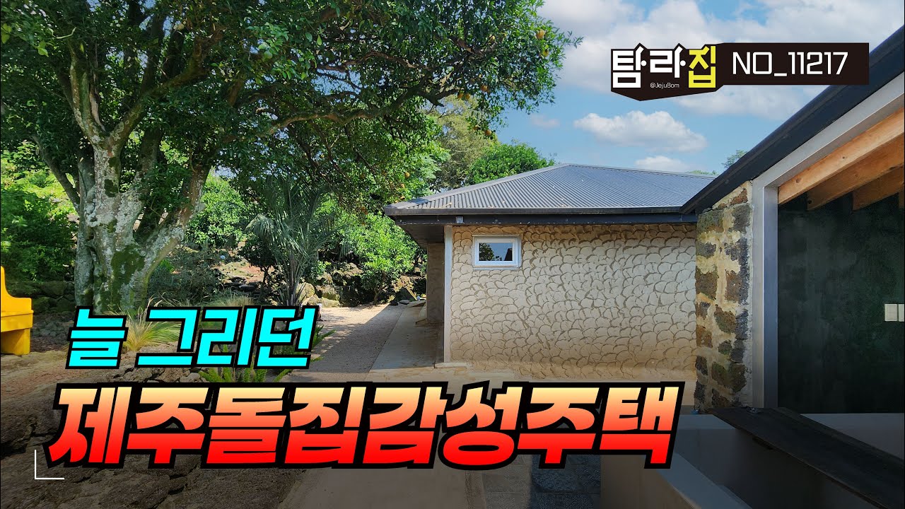 제주스러움 가득한 돌집 감성주택 풀옵션 자쿠지 안거리 밖거리 관리동 총 4개동 매매