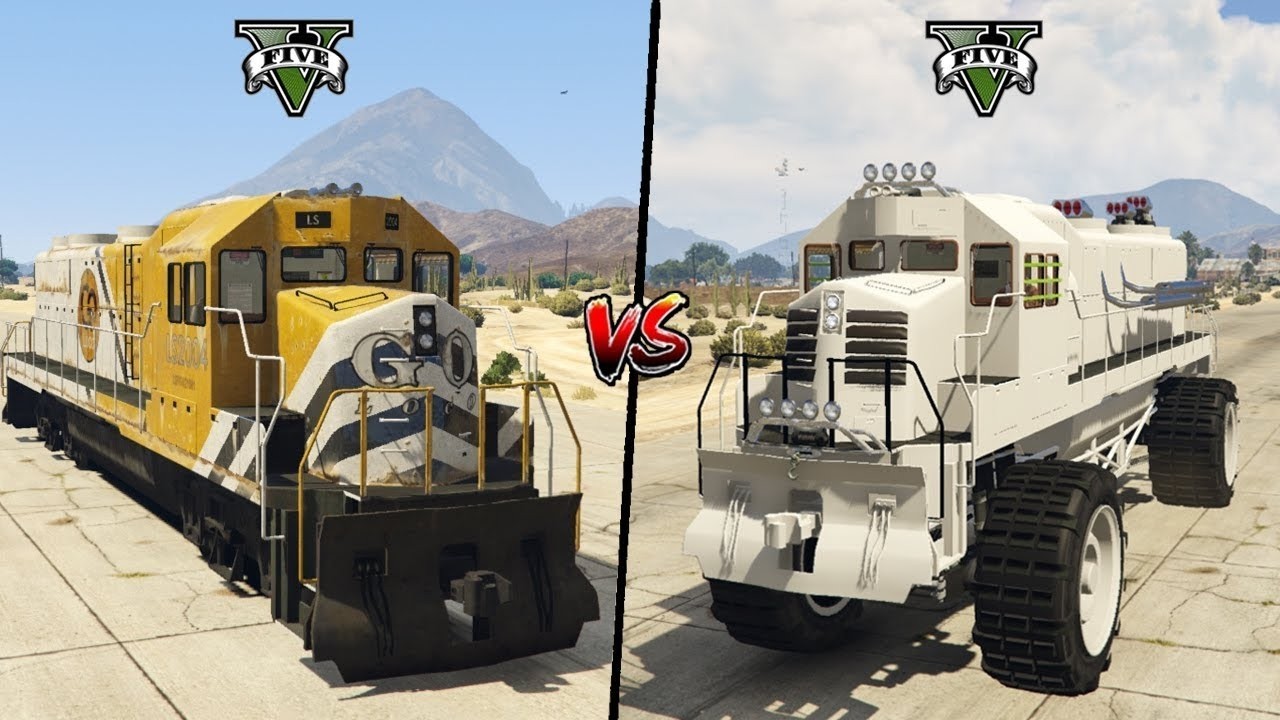 GTA 5 NORMAL TRAIN VS GTA 5 MONSTER TRAIN - WHICH IS BEST?