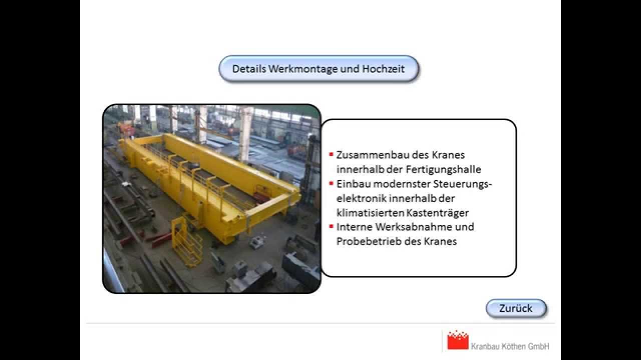 Kranbau Köthen - Produktionsablauf eines Krans