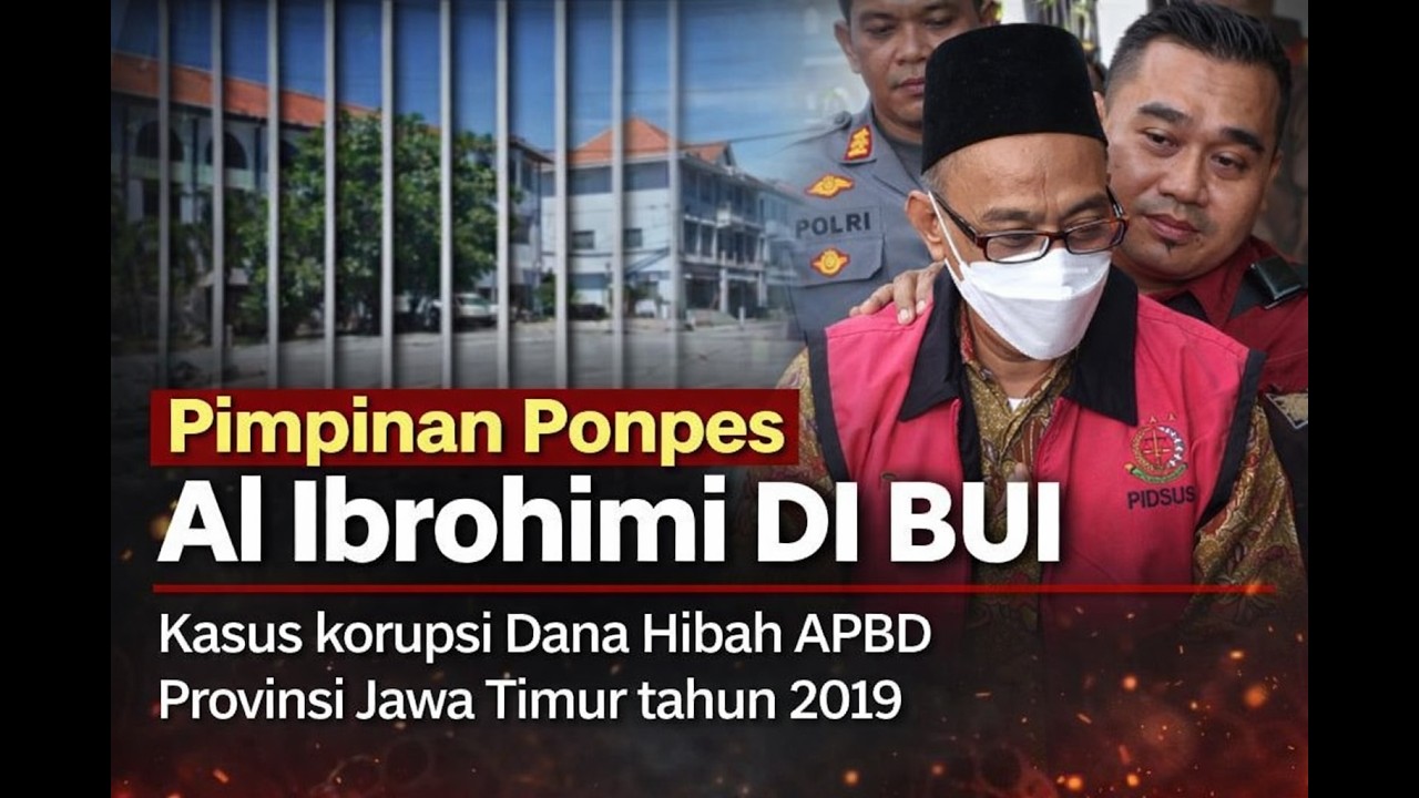 Pimpinan Ponpes Al Ibrohimi Masuk Penjara Karena Kasus korupsi Dana Hibah