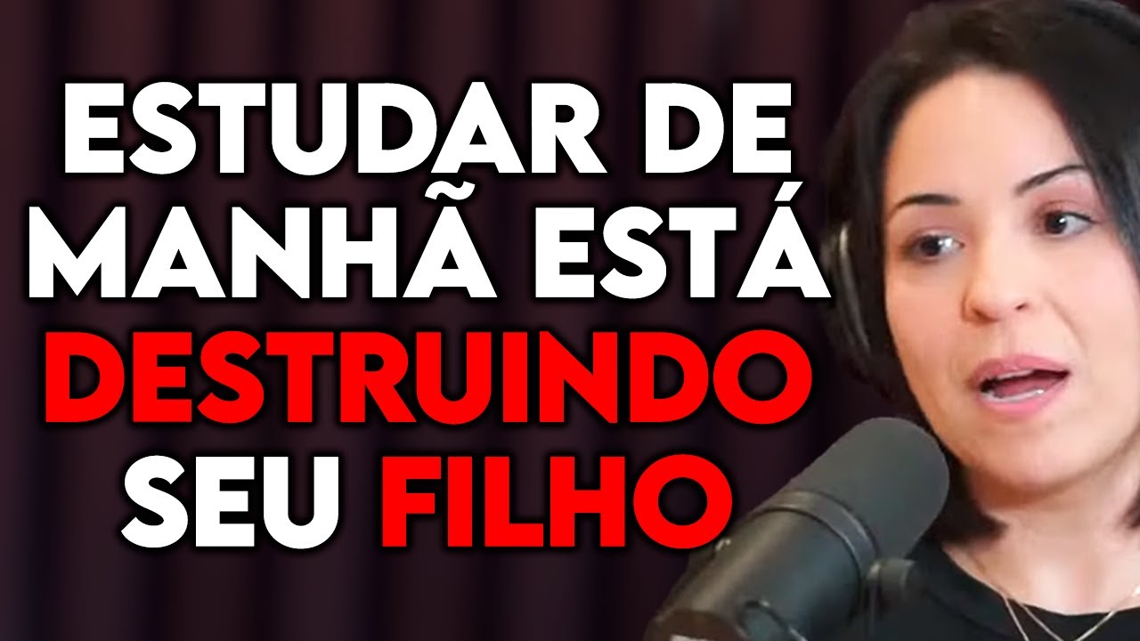 PSIC&Oacute;LOGA: CRIAN&Ccedil;AS N&Atilde;O DEVEM ESTUDAR DE MANH&Atilde; | Lutz Podcast
