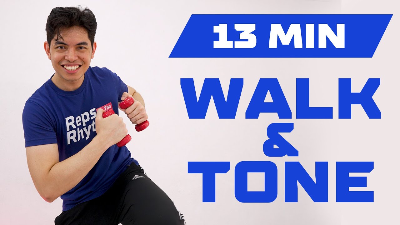 13 MIN WALK & TONE WORKOUT • Calorie Burning • Keoni Tamayo • Workout #228