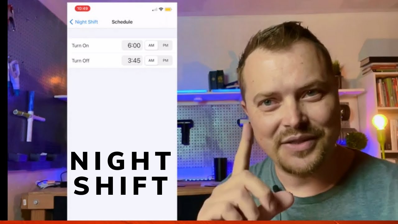 How To Turn your iPhone Night Shift (Blue Light Filter) On All The Time iOS 14