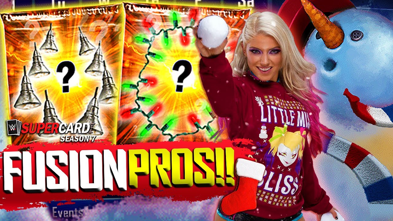 EXTREME! HOLIDAY FUSIONS! WE GOT A PRO!! WWE SUPERCARD SEASON 7