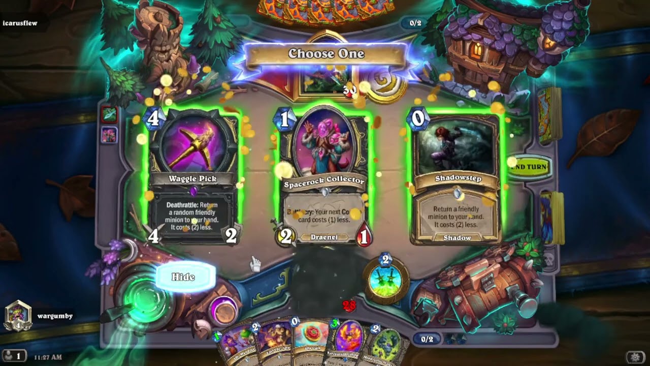 finishing quests in style hearthstone