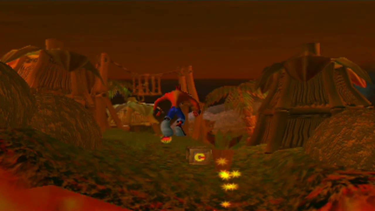 Crash Bandicoot: The Wrath of Cortex - Level 21: Crash and Burn (Crystal/Gem/Red Gem)