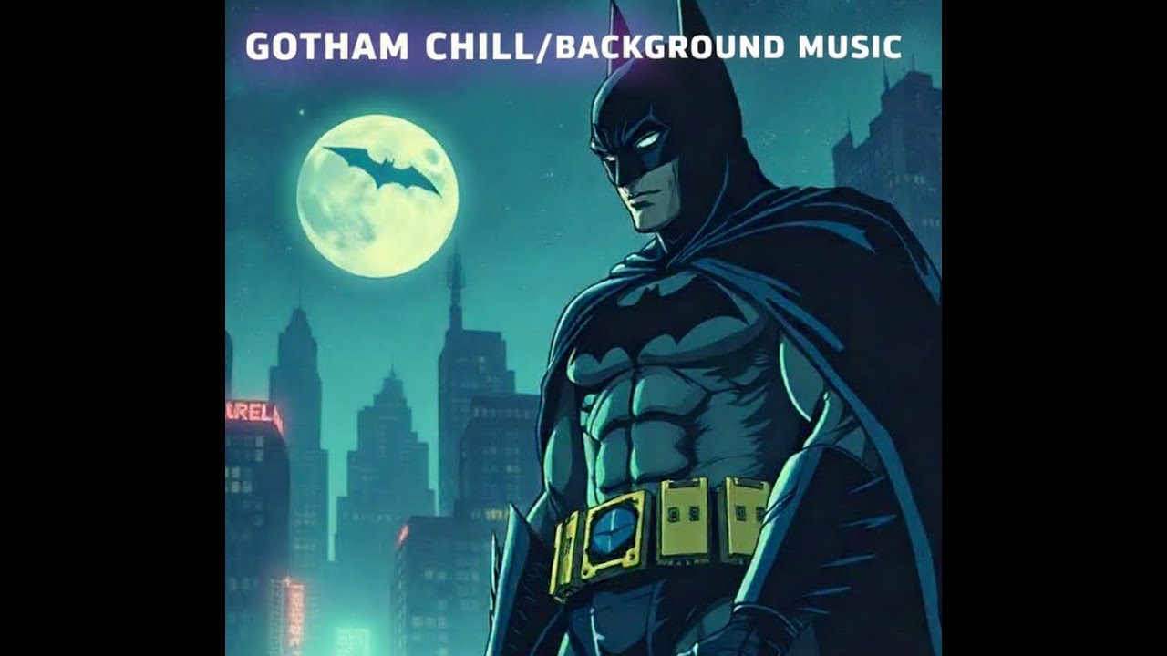 Batman Study Session 📚: Chill Lofi Background Beats for Focus & Relaxation 🌙🎧 8 HOURS
