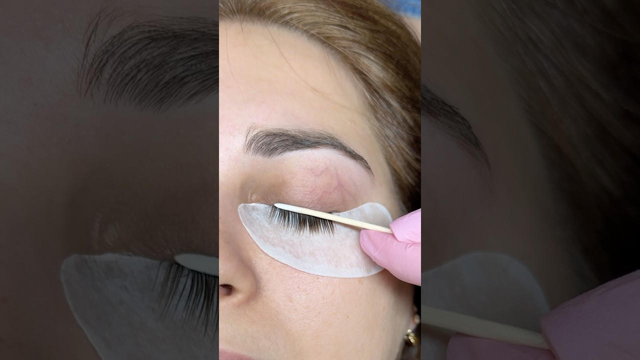 New Korean lash lift technique. Lash lift without glue #lashes #shorts #new #beauty #beautiful