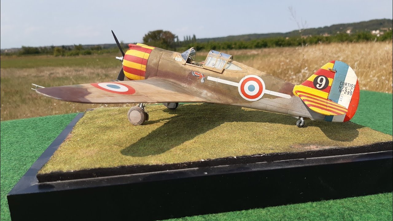 Curtiss H 75 1/32 Azur