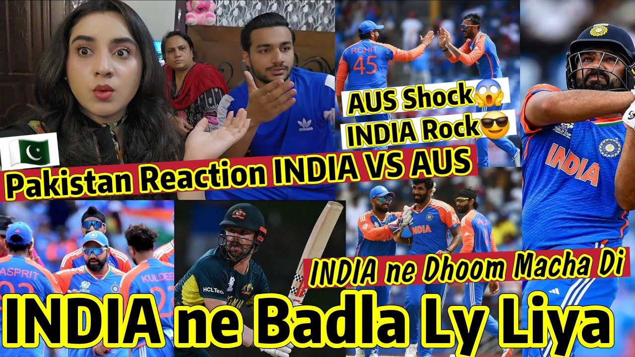 INDIA🇮🇳 Beat AUSTRALIA Pakistan Public Reaction Rohit Sharma SHANDAR Batting INDIA ne Badla Ly liya🔥
