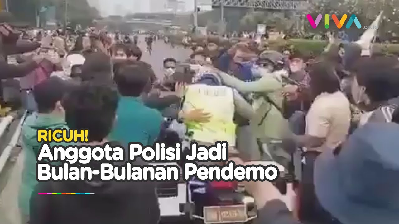 Anggota Polisi Nyaris Dibakar Massa, sampai Disiram Bensin!