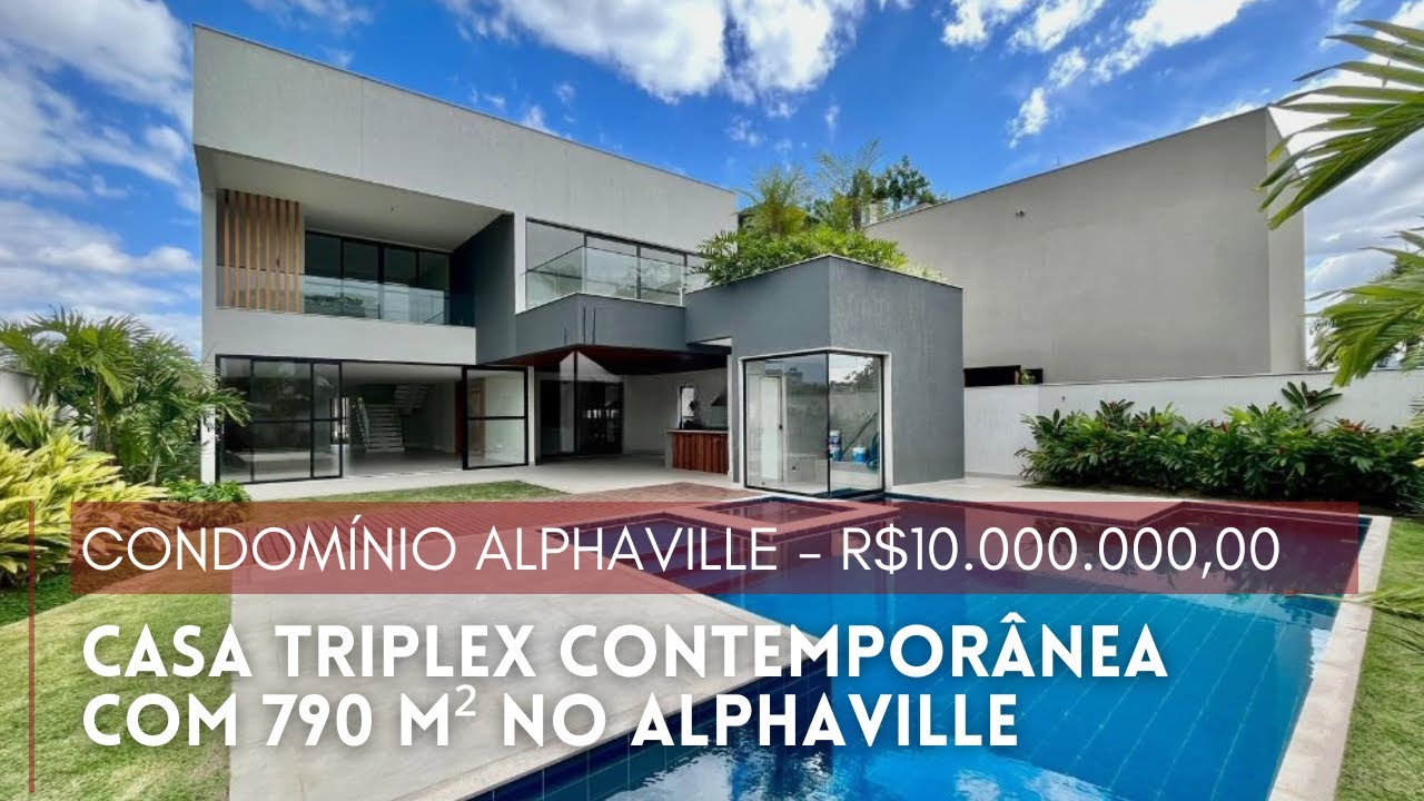 CASA TRIPLEX CONTEMPORÂNEA 790 M² NO CONDOMÍNIO ALPHAVILLE - BARRA DA TIJUCA | PRÁTICA CONSULTORIA