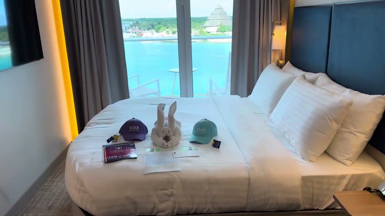 BRANDNEW Star of the Seas Cabin Tour: Ocean View Balcony (Deck 8,8068) | Royal Caribbean Walkthrough