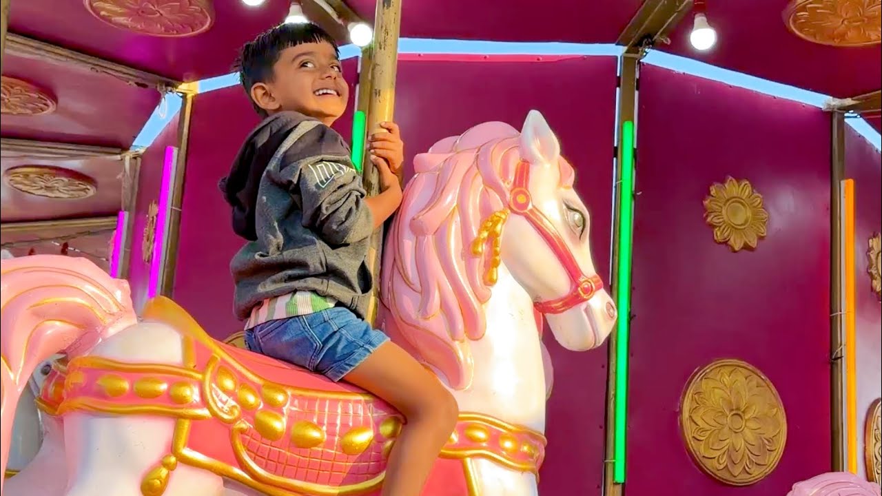 माऊलीला घोड्यावर बसून मजा आली 🔥