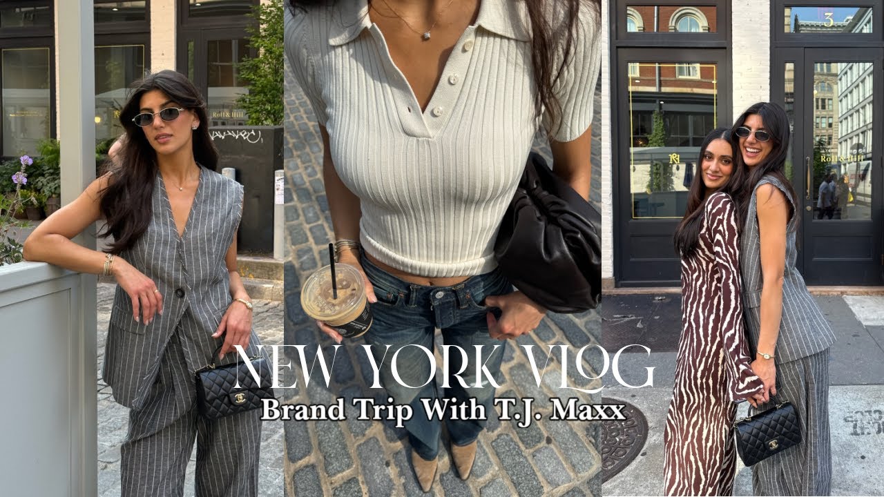 Видеоблог New York Vlog — путешествие по брендам с T.J. Maxx
