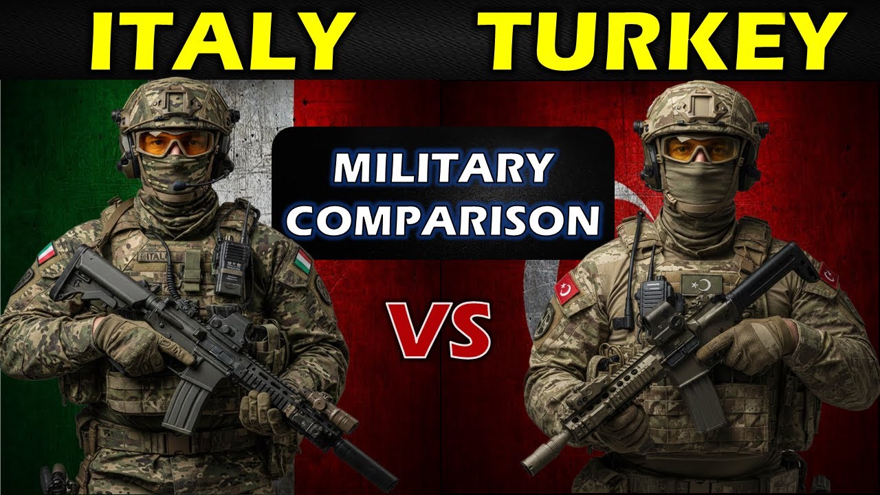 Italy vs Turkey Military Power Comparison 2026 | Full Comparison