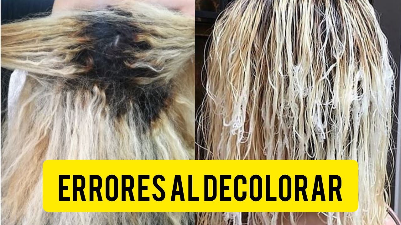 ERRORES DE LA DECOLORACIÓN |Madmoon Peluquería