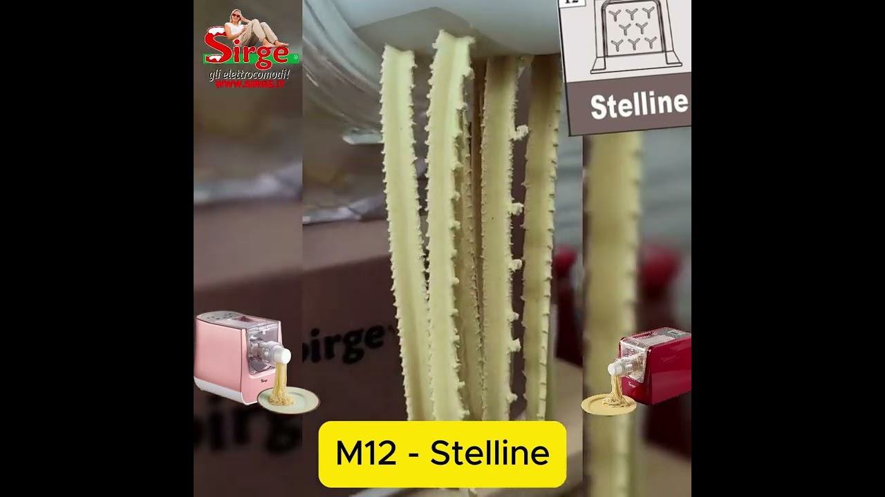 Le 22 Trafile incluse in #pastarita e #pastamagic #sirge , le migliori macchine per pasta fresca