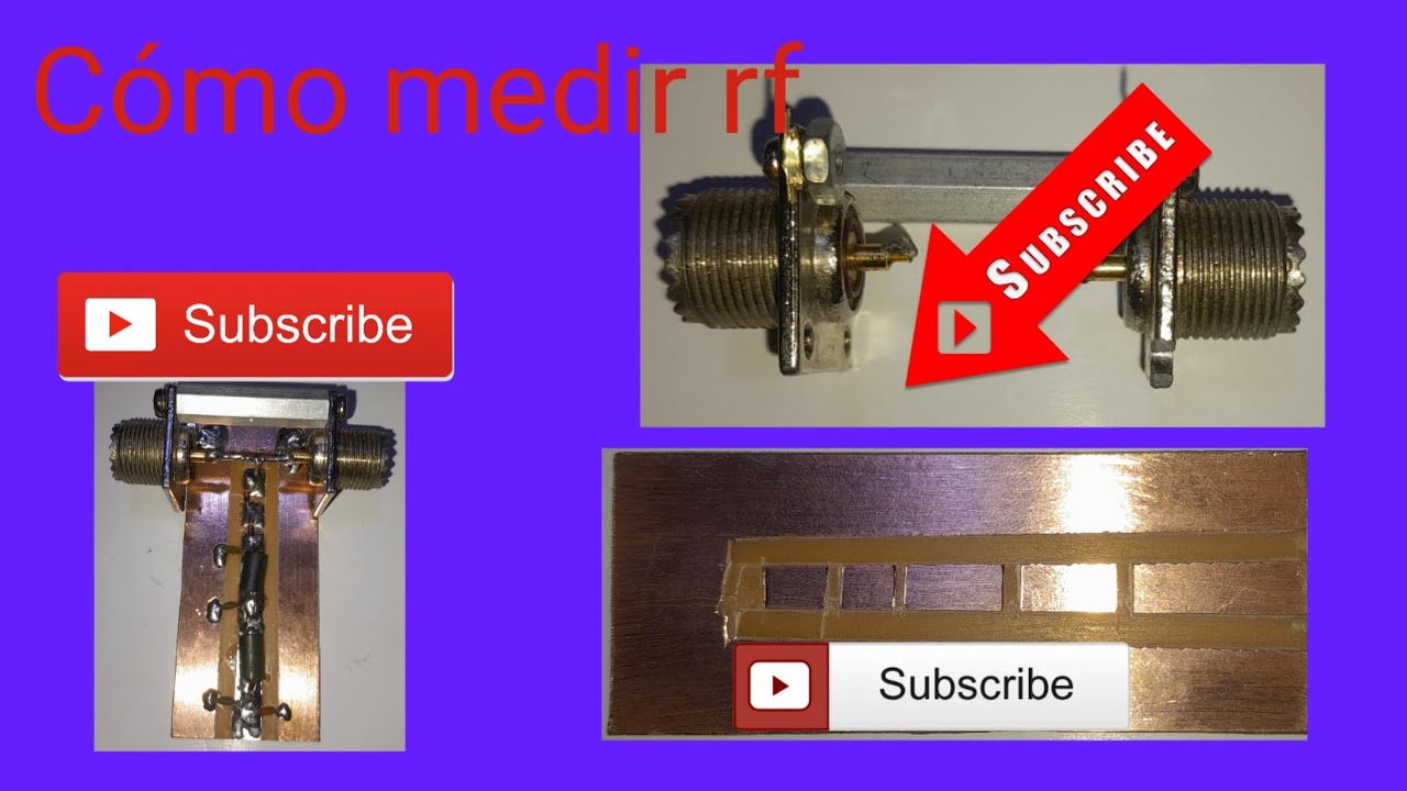 Cómo Medir Potencia en RF sin Medidor Profesional | Circuito Casero con Carga de 50 Ohm