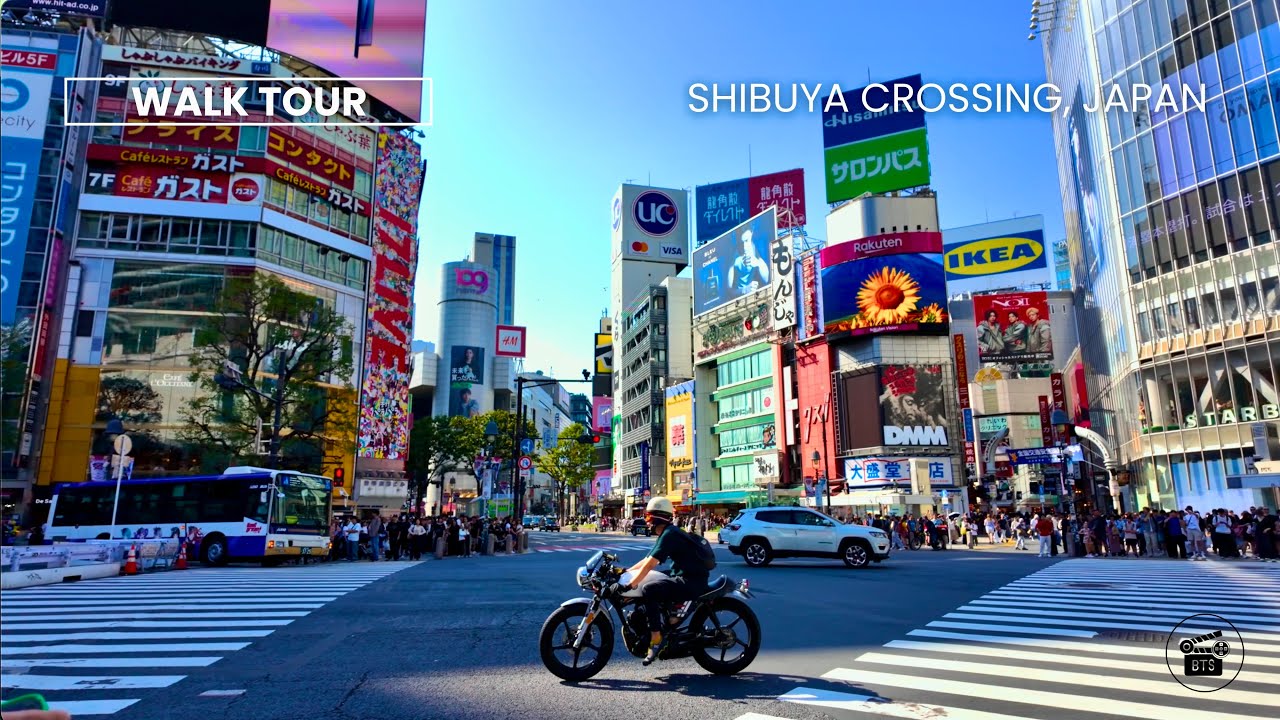 Shibuya Crossing Tokyo Japan 4K Walk &bull; World&rsquo;s Busiest Intersection | Silent POV