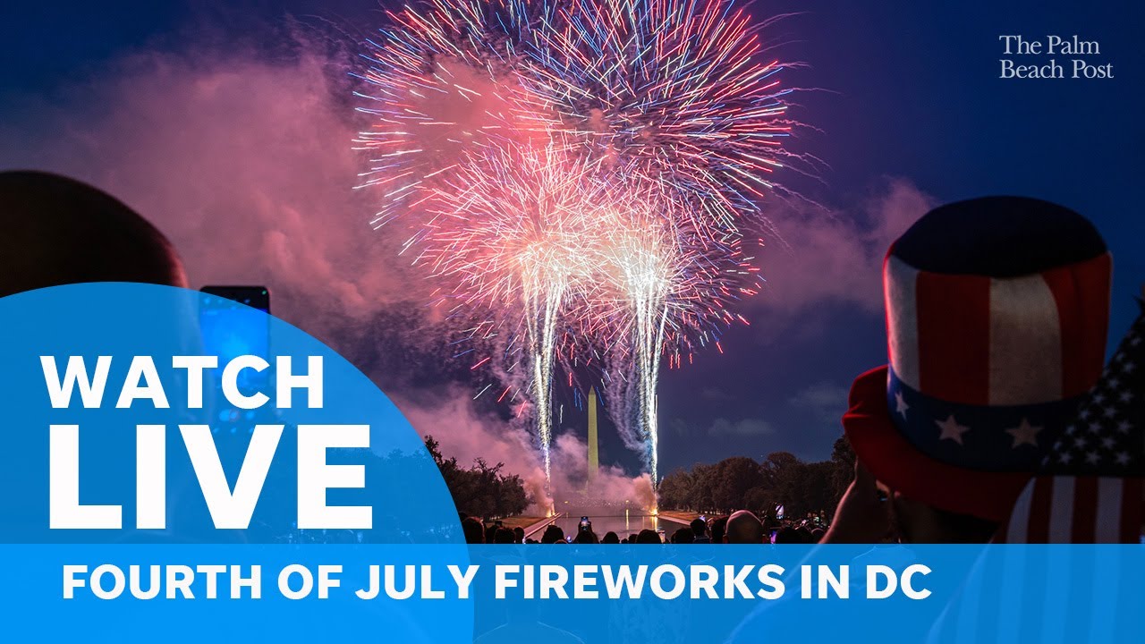 Live Fourth of July fireworks 2025: See full DC fireworks show over National Mall